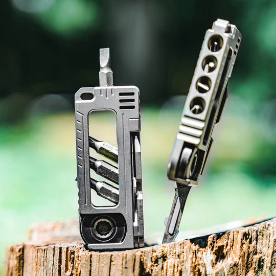 Mobile Arsenal-Titanium All-in-One Pocket Adjustable Spanner Repair Outdoor Tool