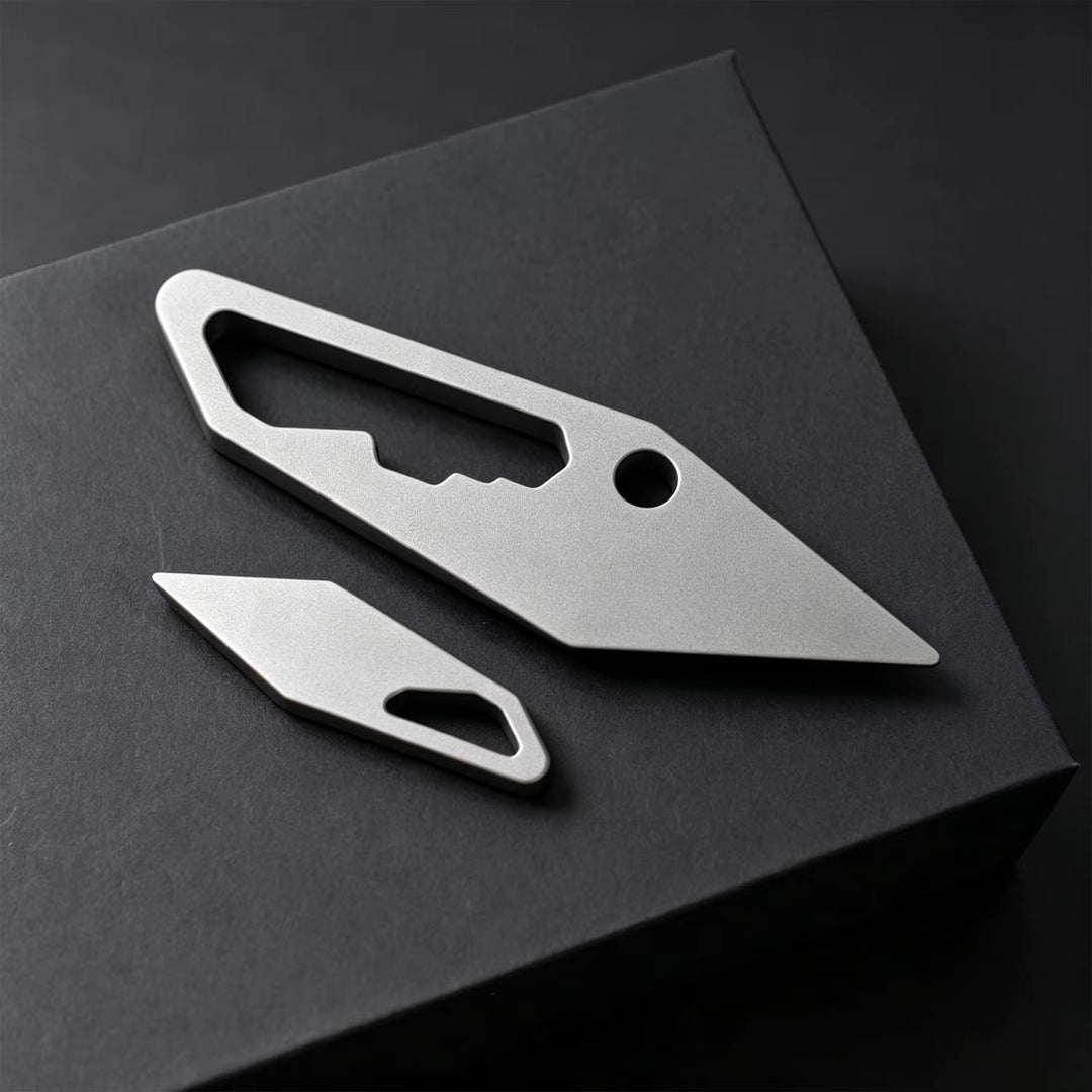 The Titan Fang:TC4 Titanium EDC Pry Bar & Screwdriver