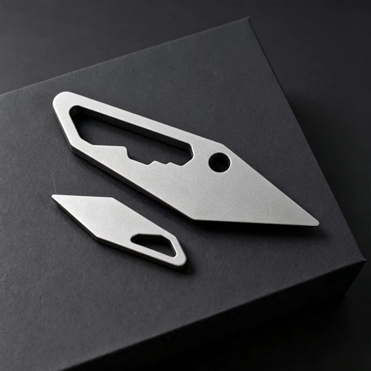 The Titan Fang:TC4 Titanium EDC Pry Bar & Screwdriver
