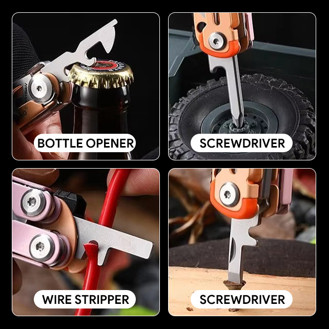 The Dual-Tone:Foldable All-in-One Large Shears EDC Multi-tool