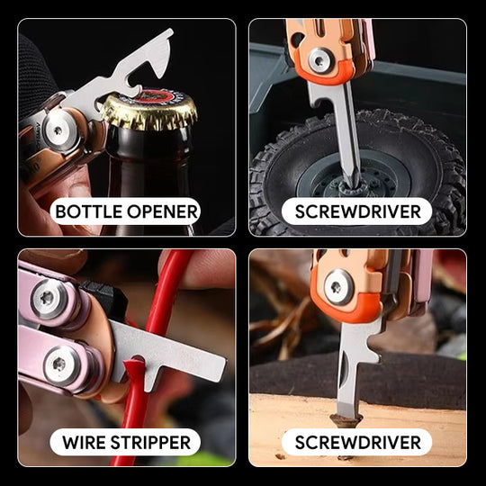 The Dual-Tone:Foldable All-in-One Large Shears EDC Multi-tool