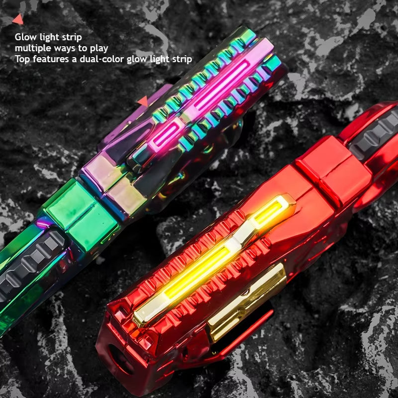 Nano-Fission:Alloy Multi-Fun Launcher Eject, Spin & Relieve Fidget Toy