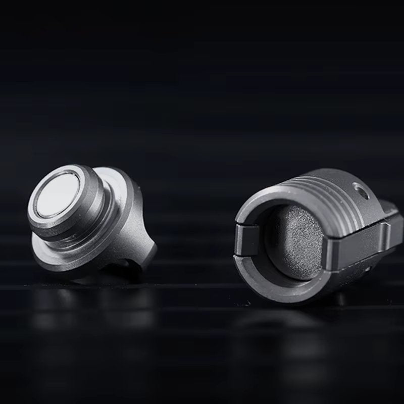 Magic Levitation:Titanium Alloy Magnetic Keychain Universal Snap Connector Buckle Set