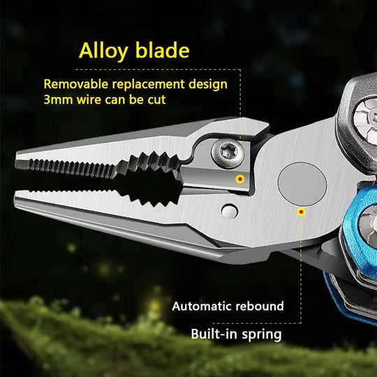 The Transformer:Portable Folding 12-in-1 Multi-Tool Outdoor EDC Gear