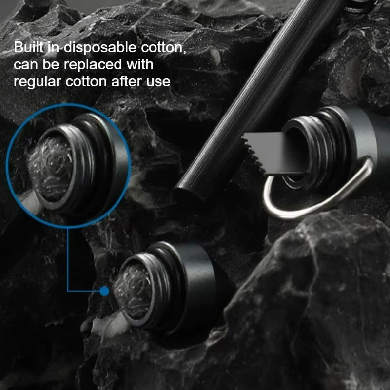 The Ignite:Multifunctional Whistle with Fire Starter EDC Tool