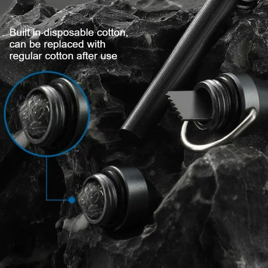 The Ignite:Multifunctional Whistle with Fire Starter EDC Tool