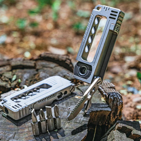 Mobile Arsenal-Titanium All-in-One Pocket Adjustable Spanner Repair Outdoor Tool