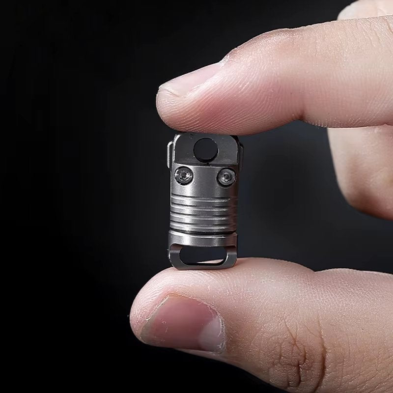 Magic Levitation:Titanium Alloy Magnetic Keychain Universal Snap Connector Buckle Set