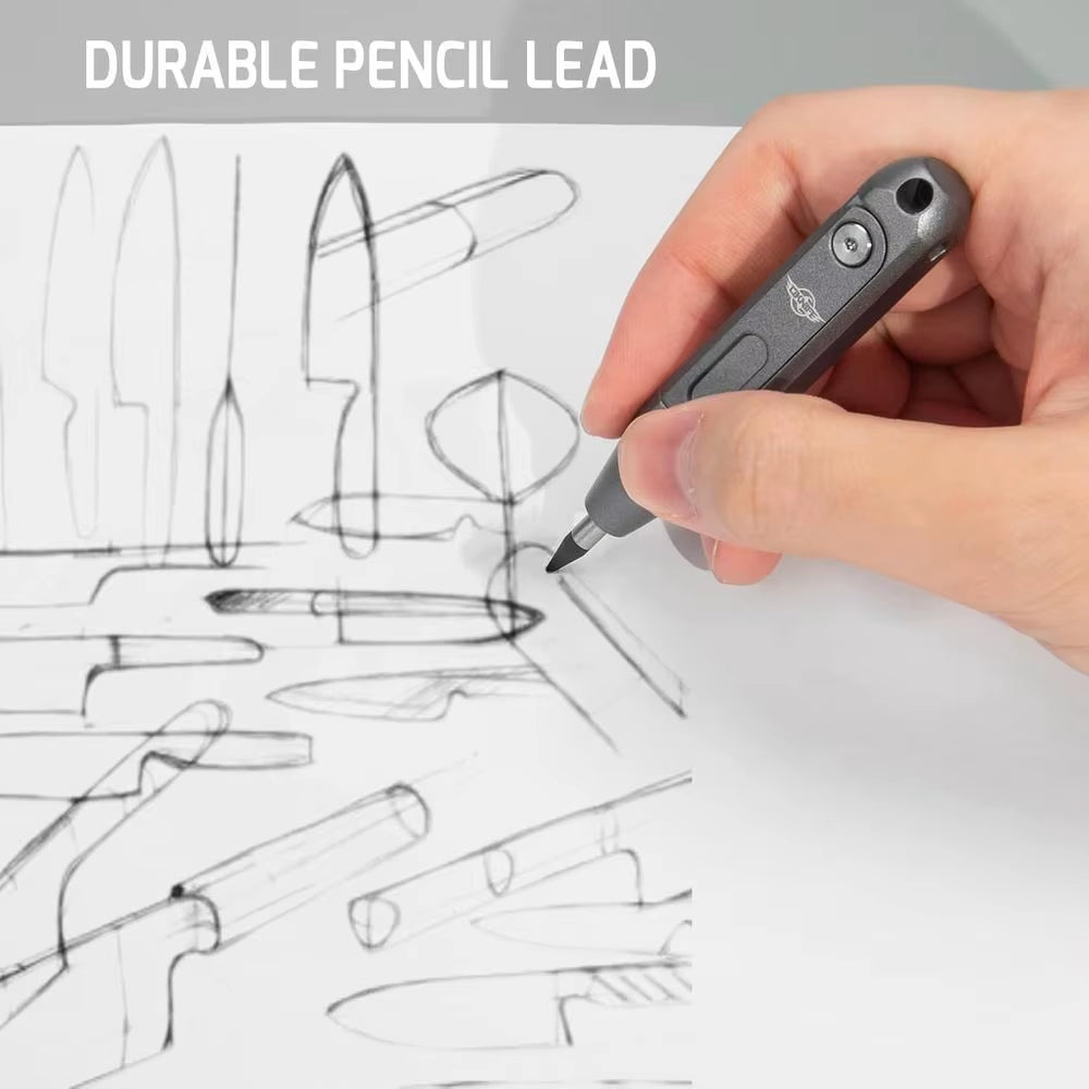The Maestro:Titanium EDC Screwdriver Tool Featuring 8 Interchangeable S2 Steel 4mm Bits
