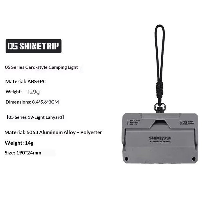 The Card-Style:Ultra-Long Magnetic Outdoor Camping Light