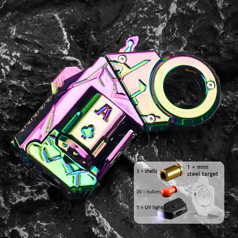 Nano-Fission:Alloy Multi-Fun Launcher Eject, Spin & Relieve Fidget Toy