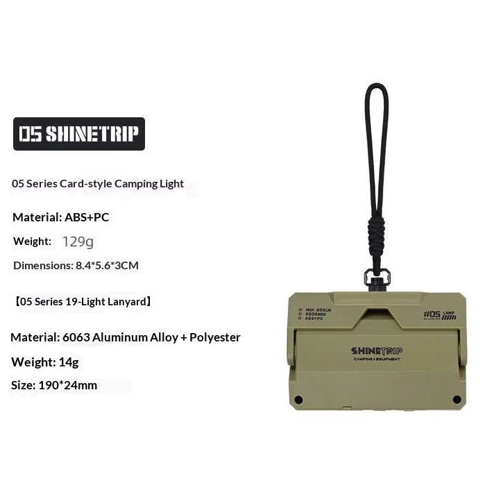 The Card-Style:Ultra-Long Magnetic Outdoor Camping Light