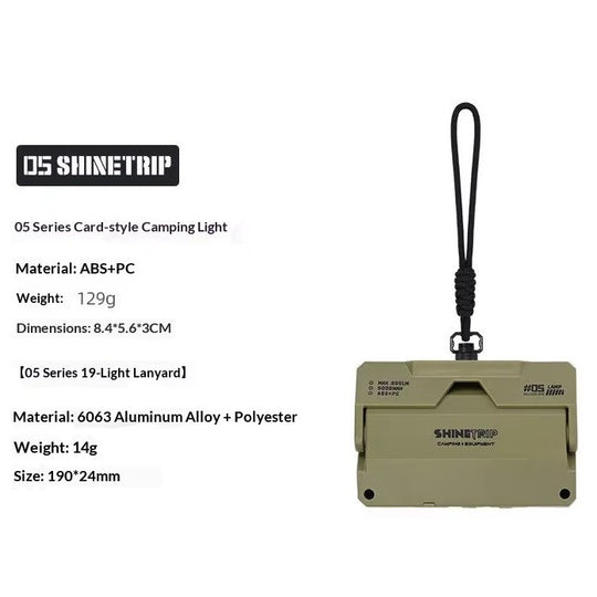 The Card-Style:Ultra-Long Magnetic Outdoor Camping Light