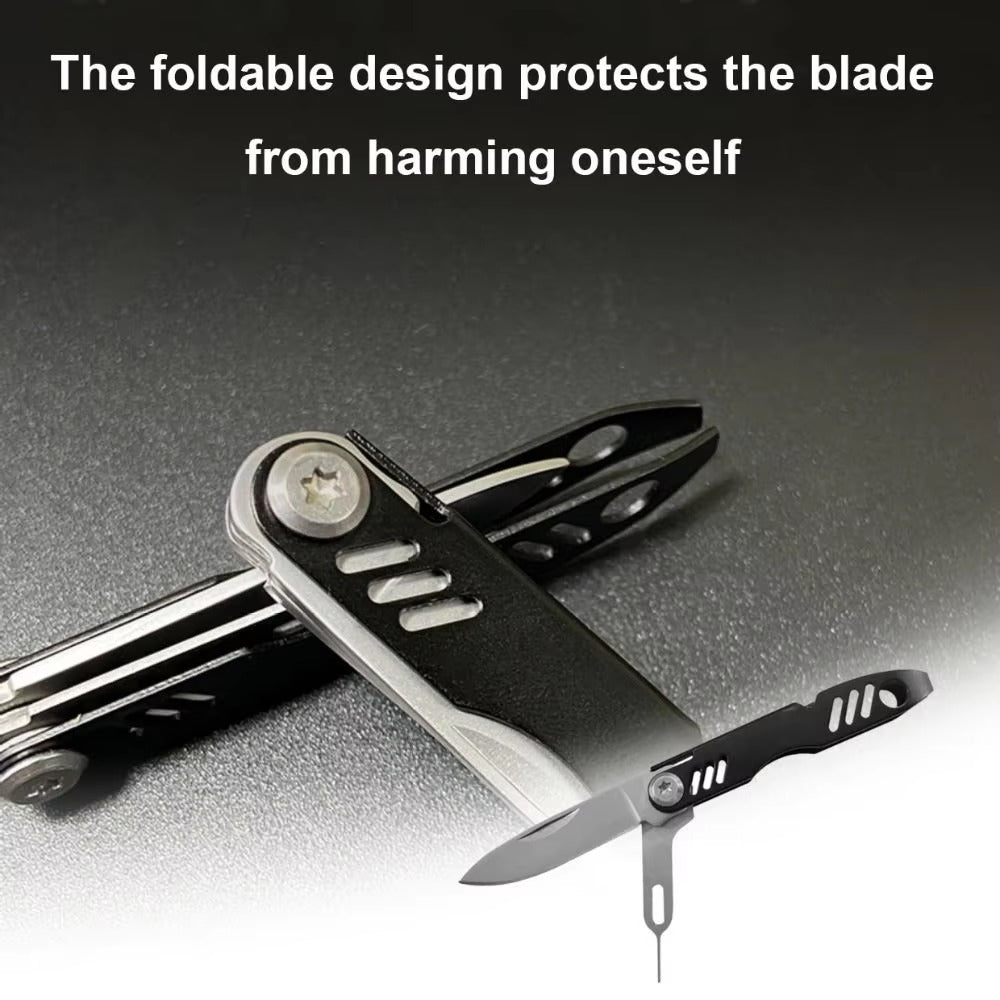 Tactical Pocket-Mite: The Ultimate 6-in-1 Keychain Companion for Daily Tasks
