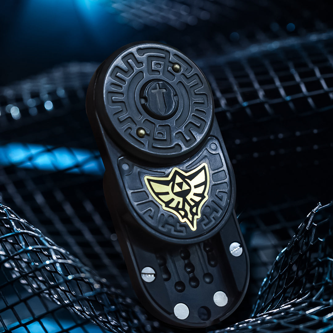 Sword & Shield:3-in-1 EDC Fidget Spinner Mechanical Ratchet Toy