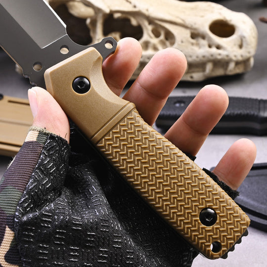 Talon Fixed Blade – Tactical Outdoor Survival Knife with Textured G10 Handle & Kydex Sheath