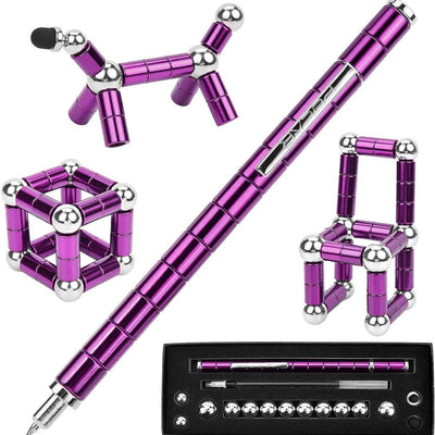 Magnetic Metal Fidget Pen-Deformable Stress Multifunctional Various of Shapes