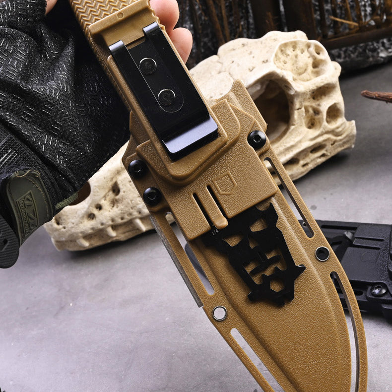 Talon Fixed Blade – Tactical Outdoor Survival Knife with Textured G10 Handle & Kydex Sheath