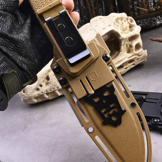 Talon Fixed Blade – Tactical Outdoor Survival Knife with Textured G10 Handle & Kydex Sheath