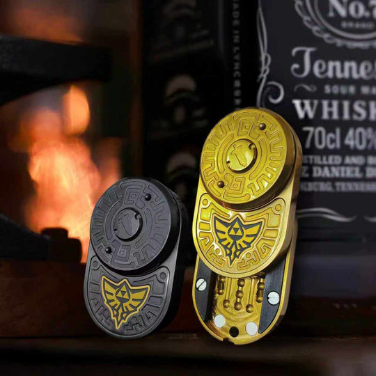 Sword & Shield:3-in-1 EDC Fidget Spinner Mechanical Ratchet Toy