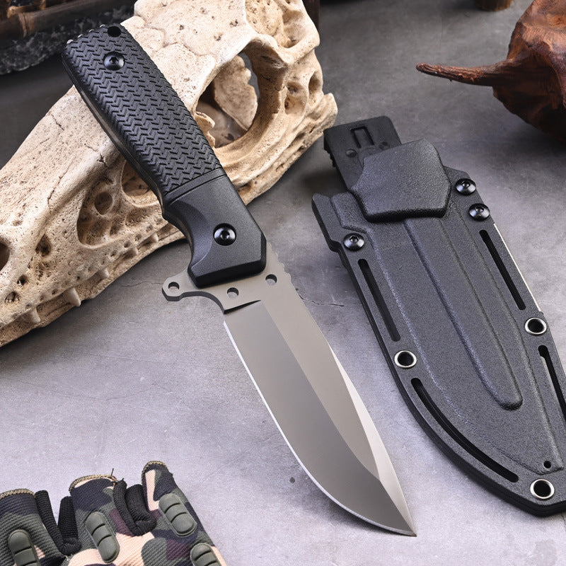 Talon Fixed Blade – Tactical Outdoor Survival Knife with Textured G10 Handle & Kydex Sheath