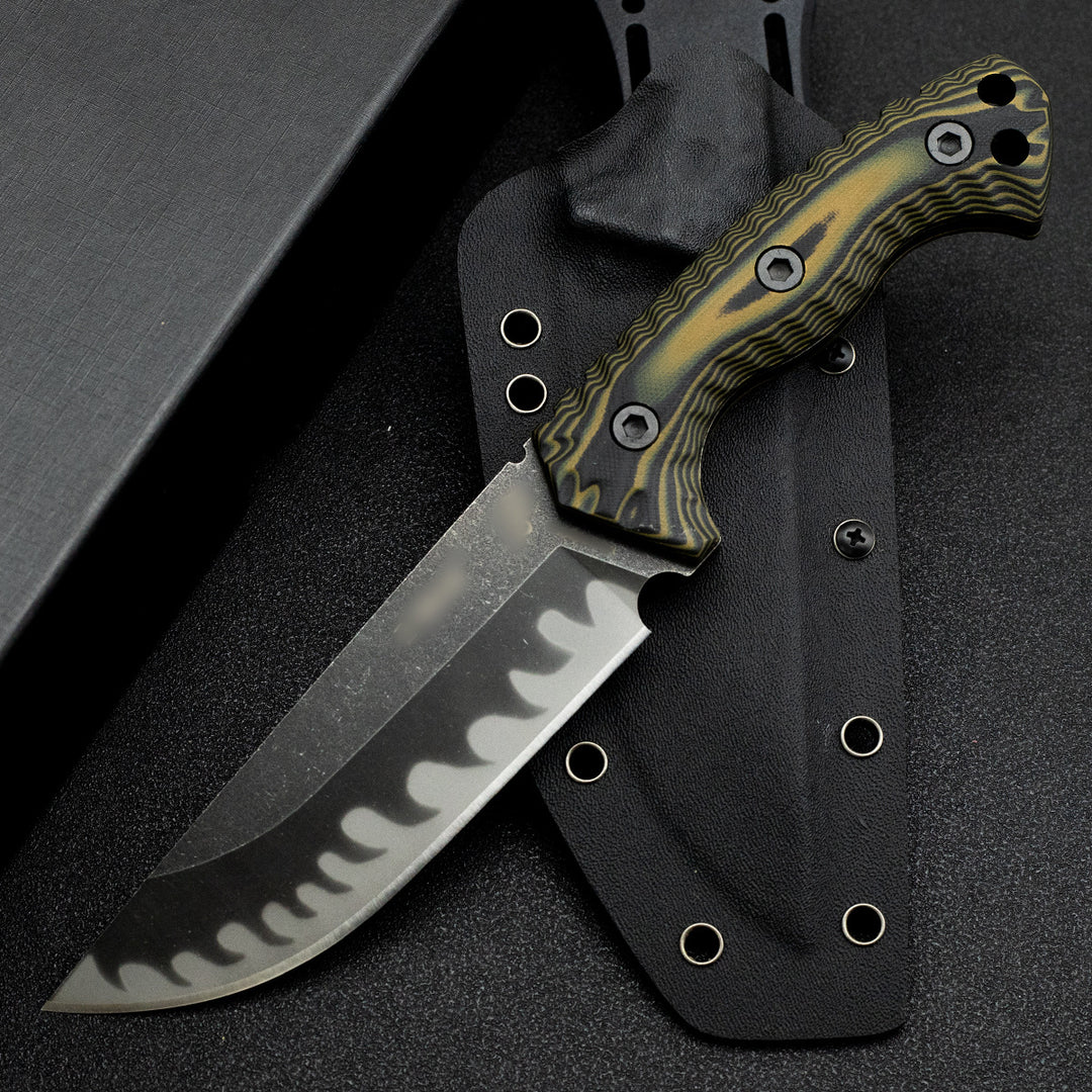 M26 Fixed Blade – Wear Resistant Edge, G10 Handle, Jungle Hunting Tactical EDC Knife