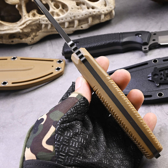 Talon Fixed Blade – Tactical Outdoor Survival Knife with Textured G10 Handle & Kydex Sheath