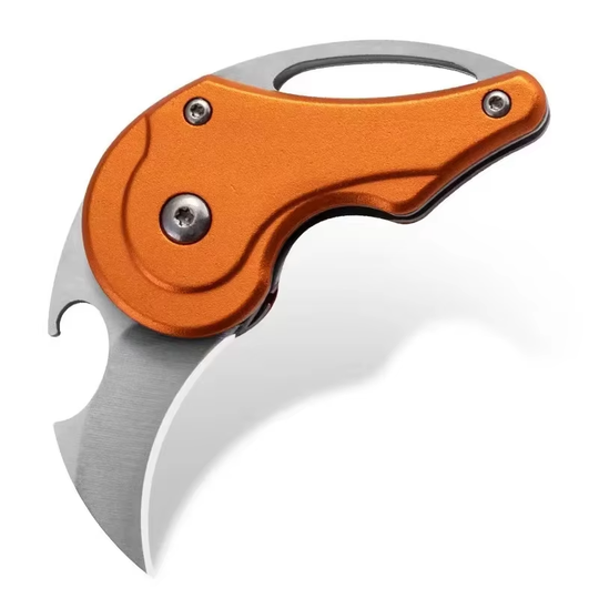 Mini Claw Portable Keychain Necklace Utility Pocket Tool EDC Folding Knife