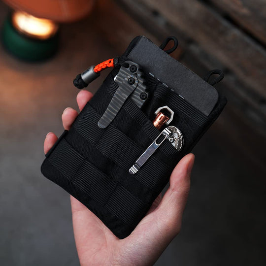 Pocketra:7-in-1 EDC Pouch – Mini Multi-Utility Wallet