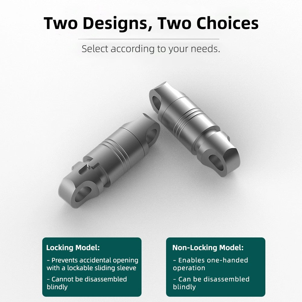 ADD-ONS：Titanium Quick-Release Keychain