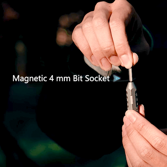 Dark Fire 2.0 – Titanium Multitool Keychain Lantern