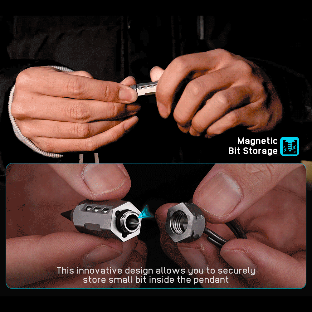 Dark Fire 2.0 – Titanium Multitool Keychain Lantern