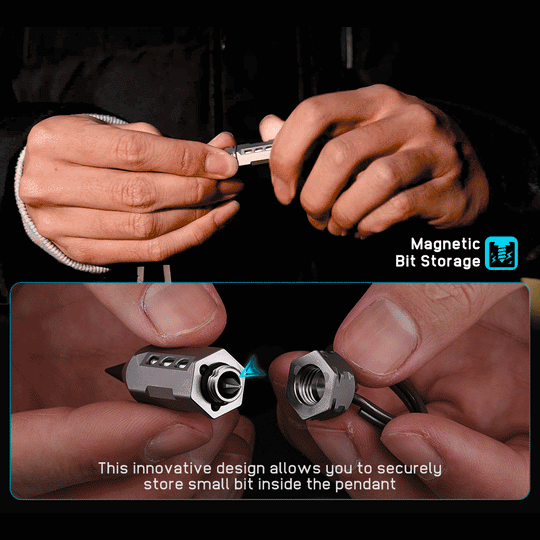 Dark Fire 2.0 – Titanium Multitool Keychain Lantern