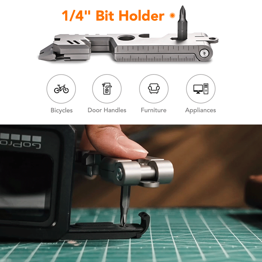 AceStand 2.0 - The Magnetic All-in-1 Titanium EDC Phone Stand