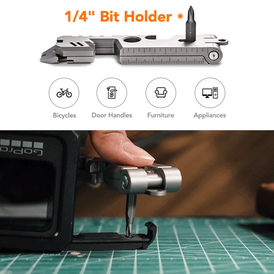 AceStand 2.0 - The Magnetic All-in-1 Titanium EDC Phone Stand