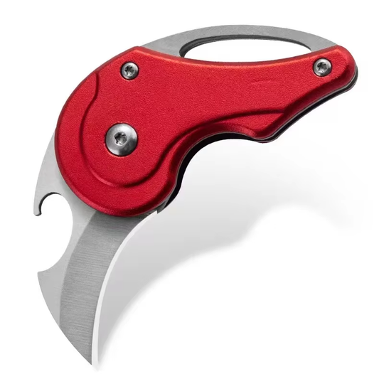 Mini Claw Portable Keychain Necklace Utility Pocket Tool EDC Folding Knife