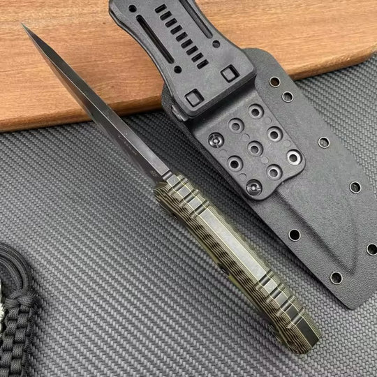 M26 Fixed Blade – Wear Resistant Edge, G10 Handle, Jungle Hunting Tactical EDC Knife