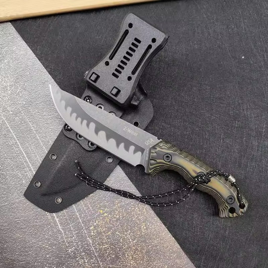 M26 Fixed Blade – Wear Resistant Edge, G10 Handle, Jungle Hunting Tactical EDC Knife