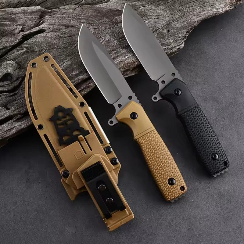 Talon Fixed Blade – Tactical Outdoor Survival Knife with Textured G10 Handle & Kydex Sheath