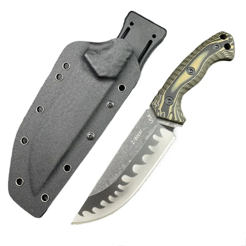 M26 Fixed Blade – Wear Resistant Edge, G10 Handle, Jungle Hunting Tactical EDC Knife