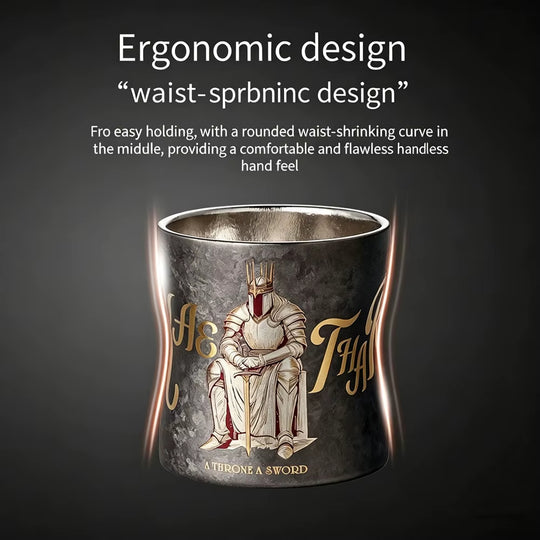Temperature Butler:ET Pure Titanium Hot & Cold Coffee Cup