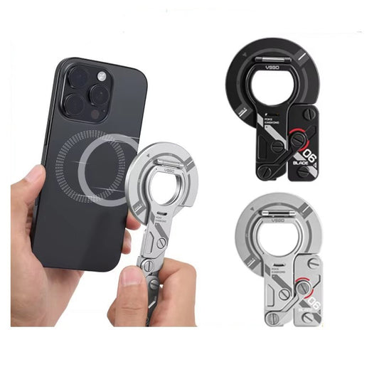 Octopus:Retractable Wing Ultra-thin EDC Magnetic Multi-tool Phone Holder