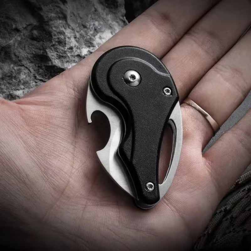 Mini Claw Portable Keychain Necklace Utility Pocket Tool EDC Folding Knife
