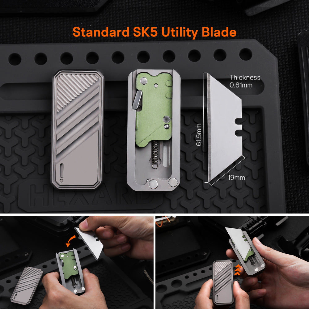 DeckShiv - A Magnetic Fidget Slider Utility Knife