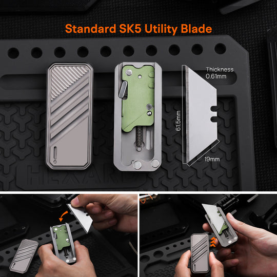 DeckShiv - A Magnetic Fidget Slider Utility Knife