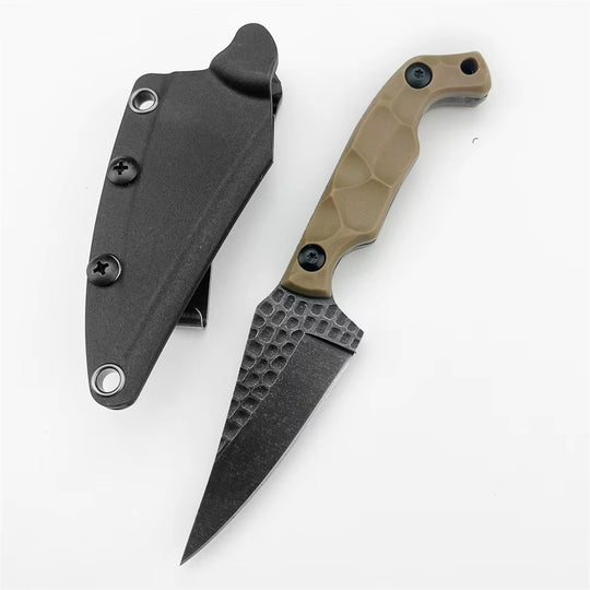The Stroup:Fixed Blade Compact EDC Survival Pocket Knife