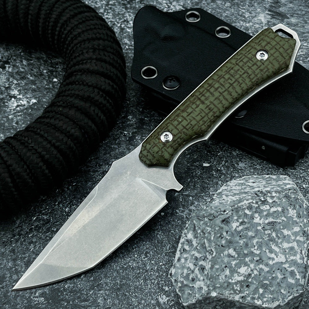 TheDrifter:Compact Outdoor 8Cr13MoV Steel Fixed Blade EDC Knife