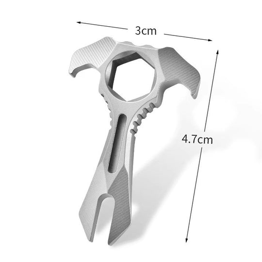 The Ironclad:Titanium EDC Knuckle-Style Utility Multi-Tool