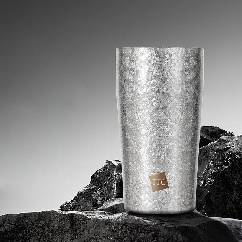 The Zeno:Pure Titanium Luxury Titanium Portable Cup