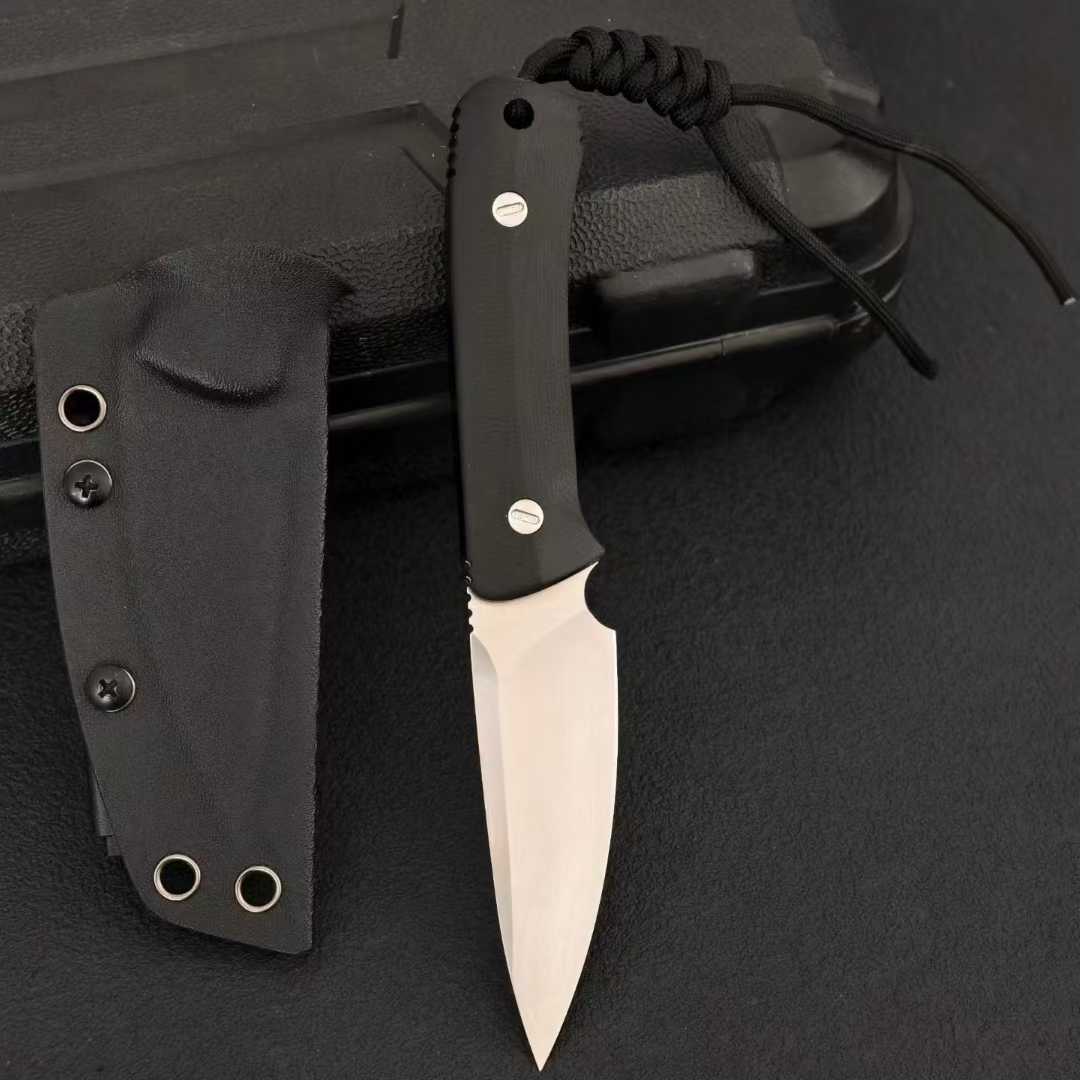 Pocket-Sized Beast:G10 Outdoor Fixed Blade EDC Knife with K-Sheath